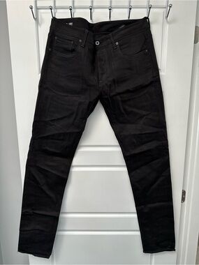 G-Star Men's Slim Black Jeans Size 34